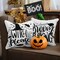 G128 Halloween Decoration Ghost Spooky Waterproof Throw Pillow | 18 x 18 in | Set of 4, Beautiful Cushion Covers for Halloween Sofa Couch Decoration, Pillow Insert Included